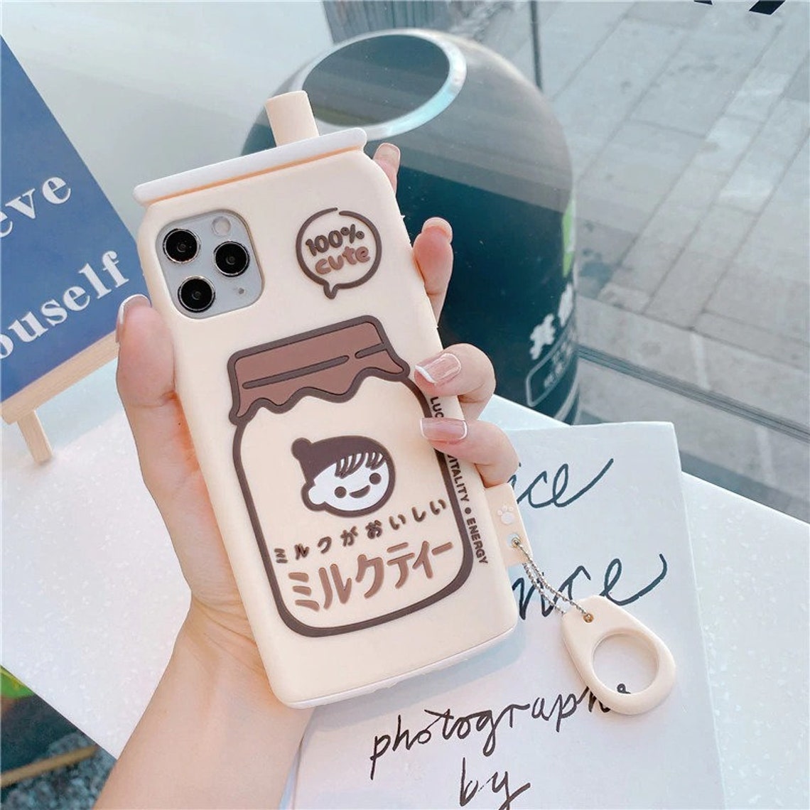 Cute Milk Milktea Soft Silicone Phone Case For iPhone 12 Pro | Etsy