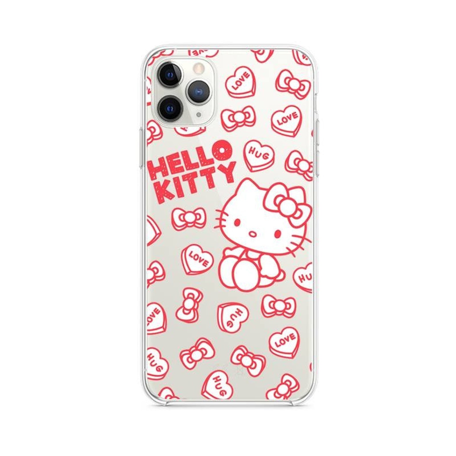 Cute Hello Kitty Phone Case For iPhone 12 Pro Max 11 Pro Xs Etsy