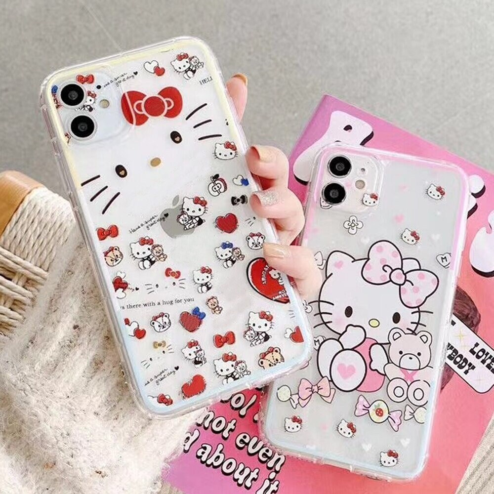 Cute Hello Kitty Phone Case For iPhone 12 Pro Max 11 Pro Xs Etsy