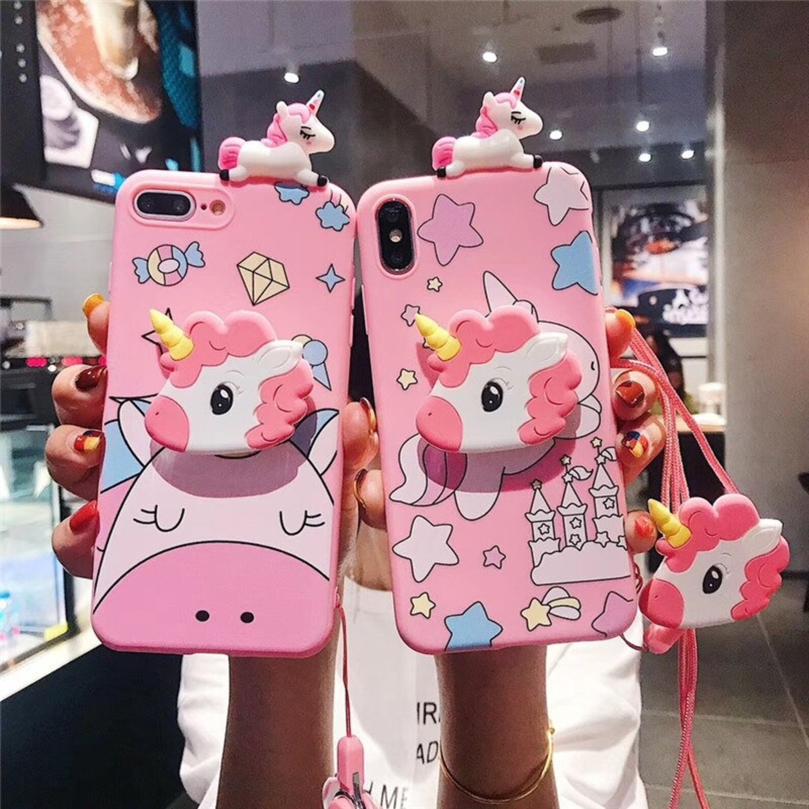 Cute Rainbow Unicorn Phone Case For iPhone 12 Pro Max 11 Pro | Etsy