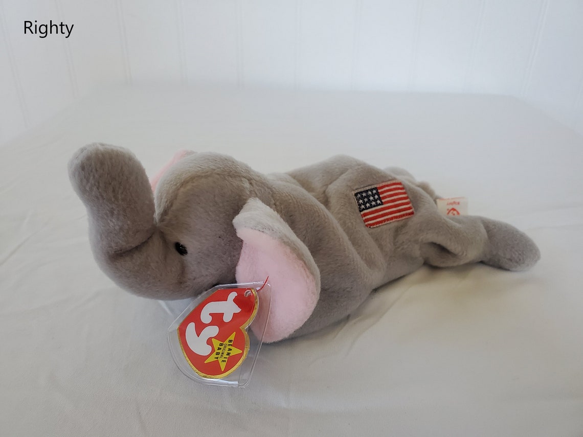 Ty Original Beanie Babies Zoo Animal Lot 2 Etsy