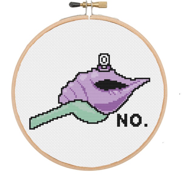 Magic Conch Cross Stitch Pattern - Instant Download PDF