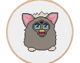 Furby Collection: Owl - Cross Stitch Pattern - Instant Download PDF