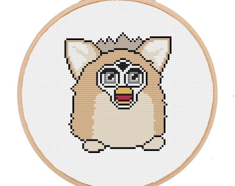Furby Collection: Bear - Cross Stitch Pattern - Instant Download PDF
