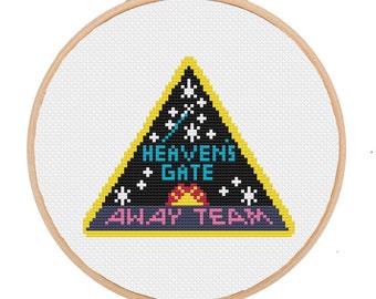 Heaven's Gate Cross Stitch Pattern - Instant Download PDF