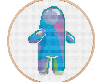 Bubble Buddy Cross Stitch Pattern - Instant Download PDF