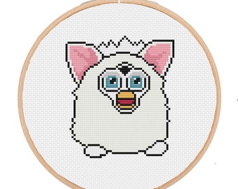 Furby Collection: Snowball - Cross Stitch Pattern - Instant Download PDF