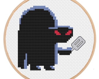 Patrón de punto de cruz de Hash Slinging Slasher - Descarga instantánea en PDF