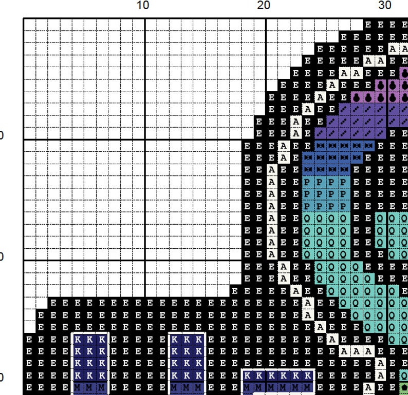 Heaven's Gate Logo Cross Stitch Pattern Instant Download PDF image 2