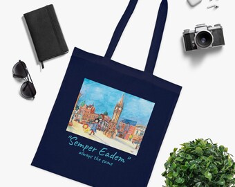 Borsa in cotone con il motto "Always the Same" di Leicester / Entrambi i lati / Spedizione dal Regno Unito