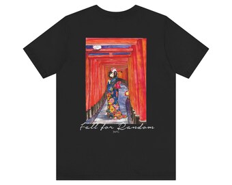 Innamorati della maglietta unisex Reon the Lion e Fushimi Inari Taisha di Random, stile casual streetwear / Spedita dal Regno Unito