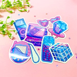 90s Baby Sticker Set, 90s stickers, 90s aesthetic stickers, aesthetic sticker, hydroflask sticker, laptop sticker