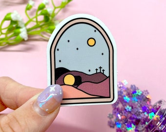 Empty Tomb, Christian Bible Verse Stickers, Christian Stickers, Jesus Stickers, Christian Inspirational Scrapbooking Laptop Planner