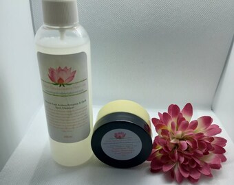 Natural Fast Action Pimples  Cream & Cleanser