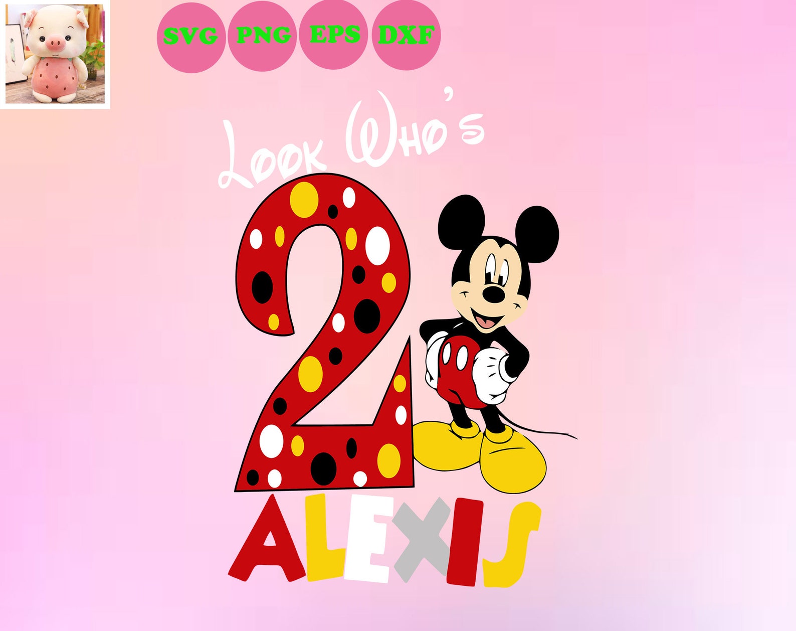 Download Look Who's 2 Mickey Mouse Birthday Svg Mickey Birthday | Etsy