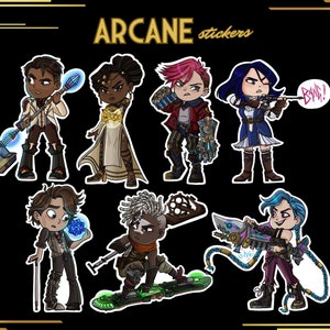 Set di adesivi in vinile Arcane