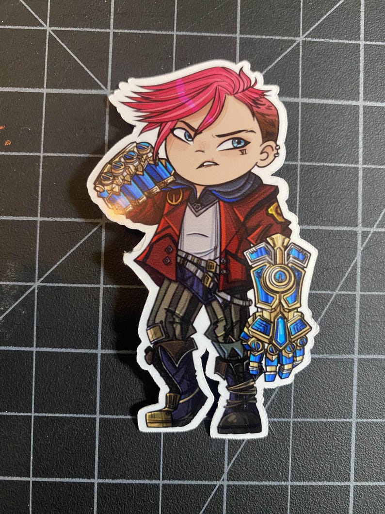 Arcane Sticker - Vi - Etsy