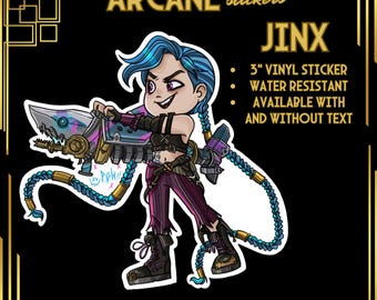 Arcane Sticker - Jinx