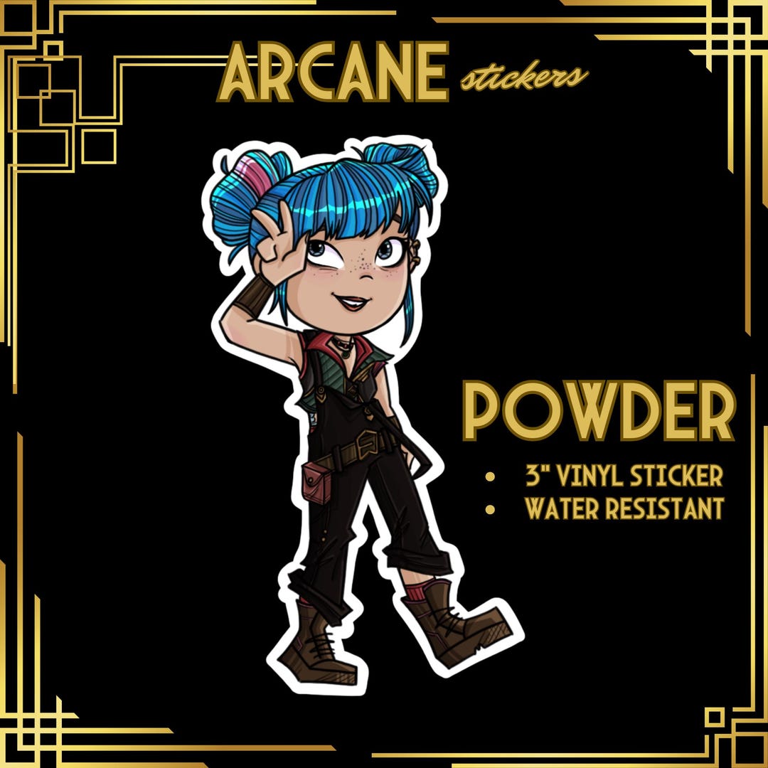 Arcane Sticker - Adult Powder - Etsy
