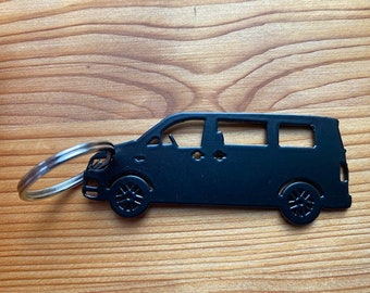 Volkswagen T5 T6 keyring, stainless steel