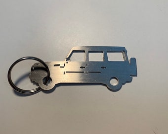 Mercedes G-Model key ring, stainless steel