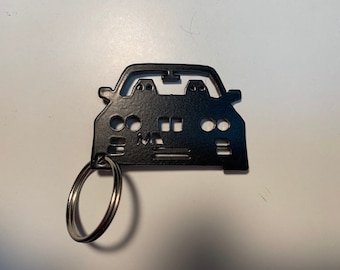 BMW M3 keyring, stainless steel, black