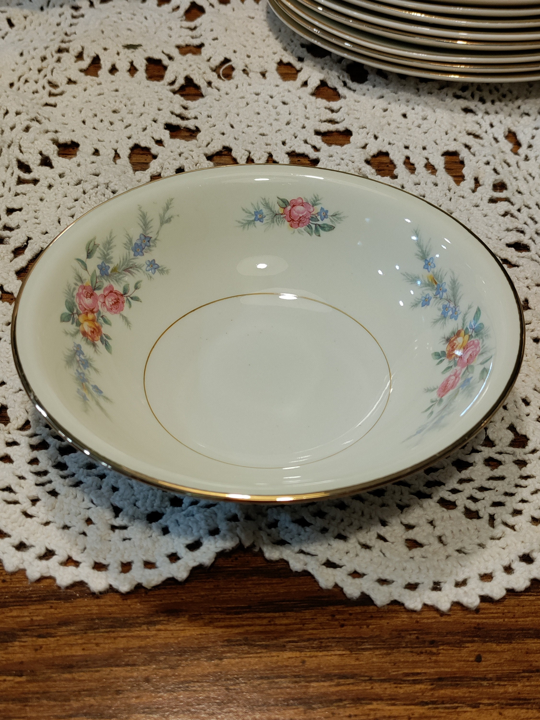Homer Laughlin Eggshell Nautilus China, Ferndale N1577, Bowls