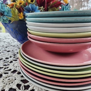 MCM Dinnerware, Plates, Bowls, Harmony House Symphony, Ballerina China