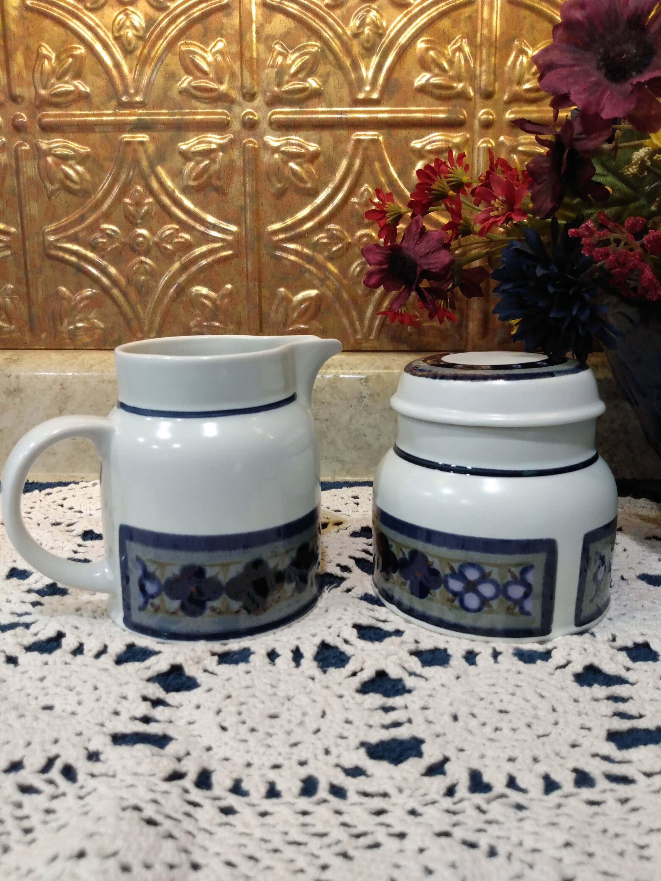 Serving Odds & Ends Home & Living 19821992 Creamer and Sugar Bowl set