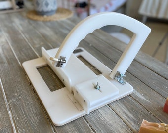 Cortador de jabón de un solo alambre para barras de cualquier longitud, ajustable hasta 4,8 cm