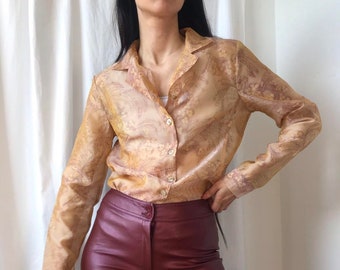 Organza Shirt Vintage | Etsy Ireland