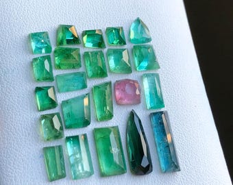 23 carats tourmaline rosecuts lot.