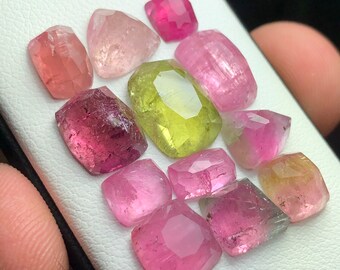 23 carats tourmaline rosecuts lot.