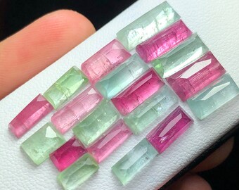 22 Karat Turmalin rosenschnitten Lot .. natürliche mehrfarbige Turmalin rosenschnitten Lot aus Afghanistan.