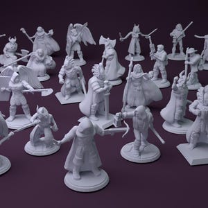 Fantasy Board Game Figurines
