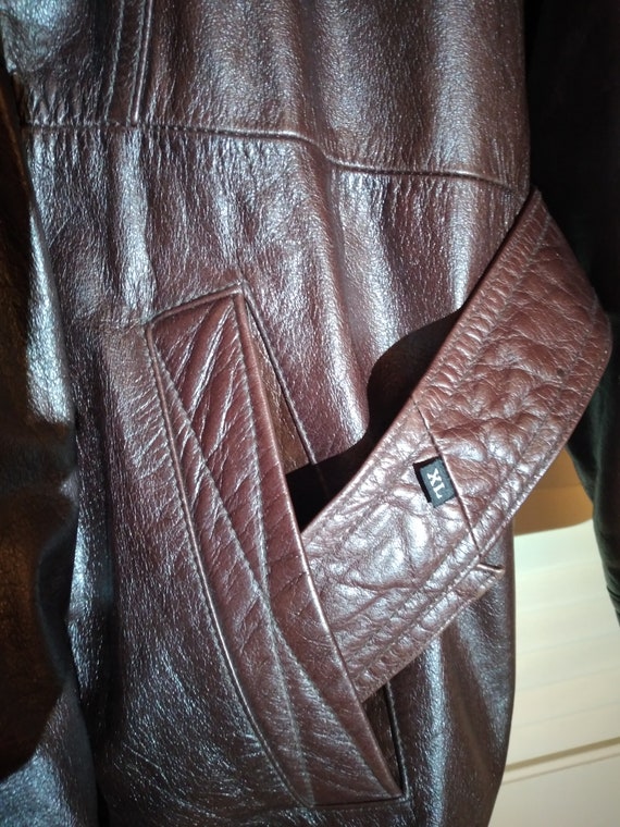 Vintage 90's Wilson Leather 3/4 length coat, unworn - Gem