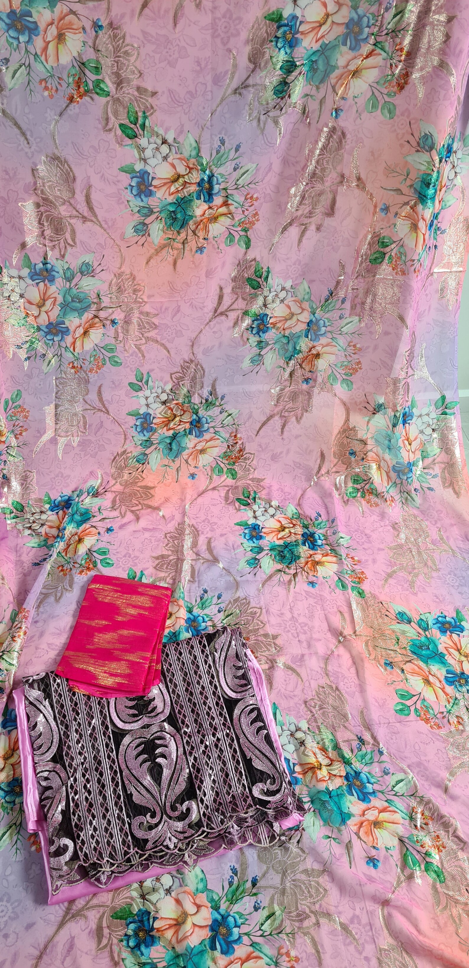 Ensemble dirac 3 pièces pastel rose fransawi dirac somali | Etsy