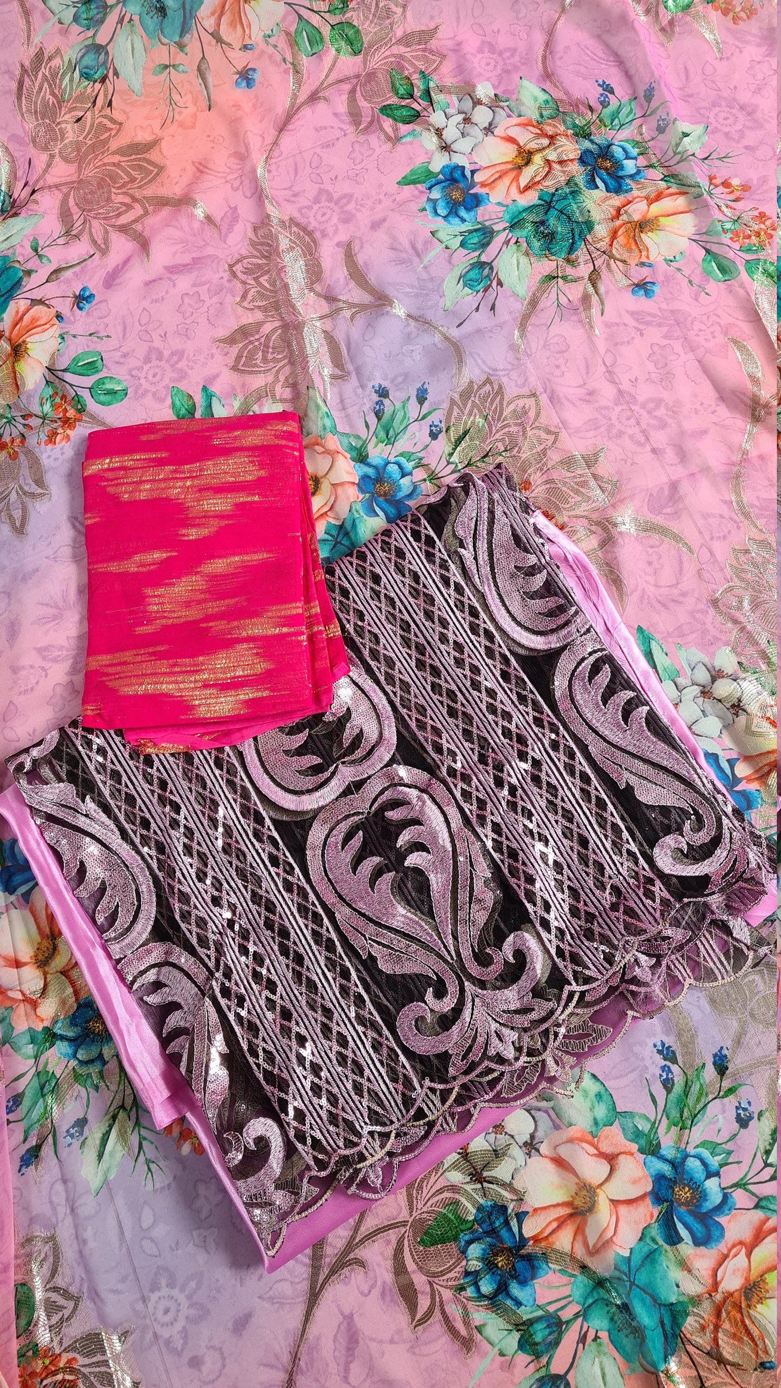 Ensemble dirac 3 pièces pastel rose fransawi dirac somali | Etsy