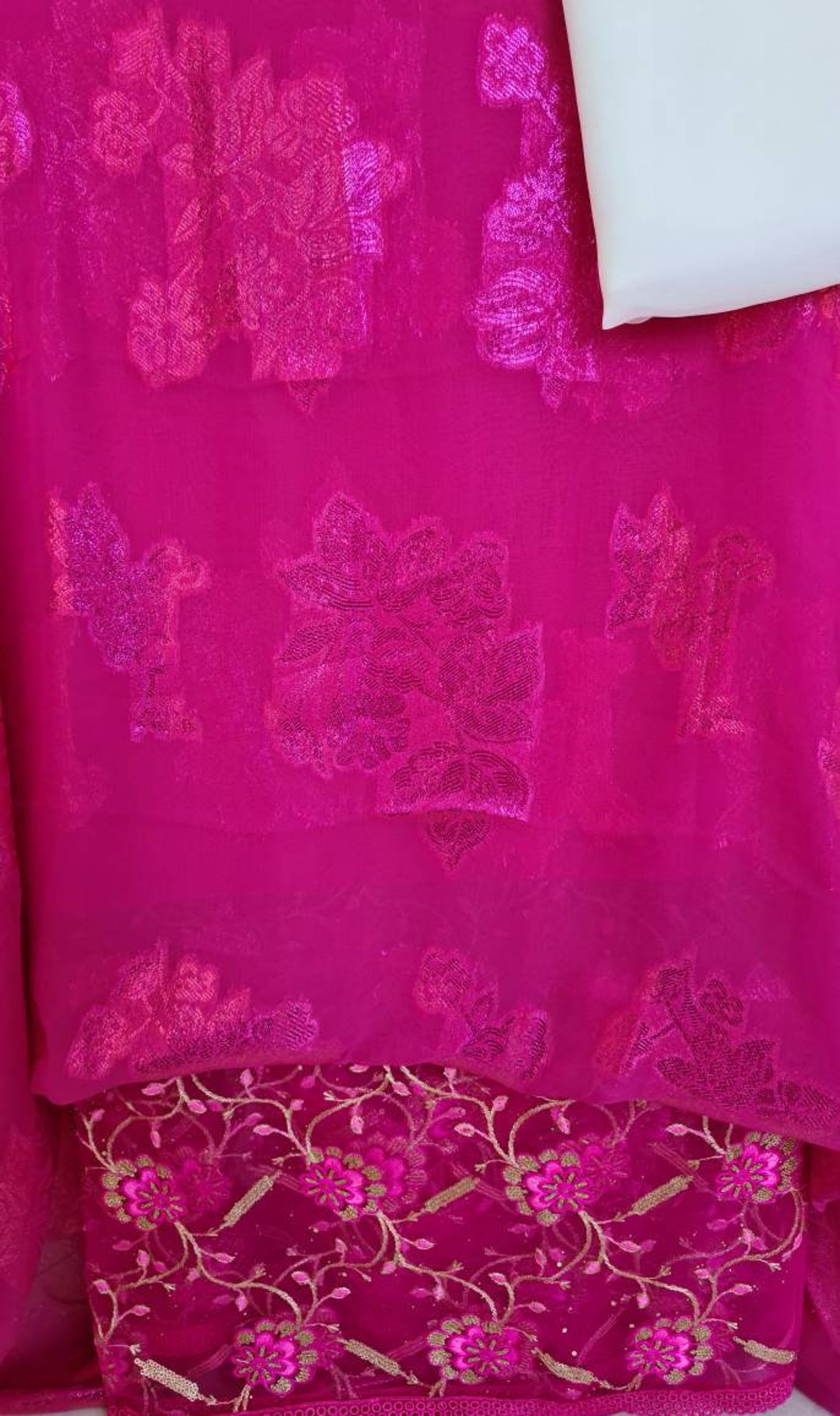 Sewn Ready to Wear Hot Pink Dirac Set - Etsy UK