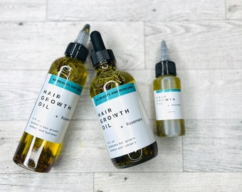4 oz Rosemary Hair Oil, Softens Hair, Dry Scalp, Itchy Scalp, Stimulate Hair Growth 4oz