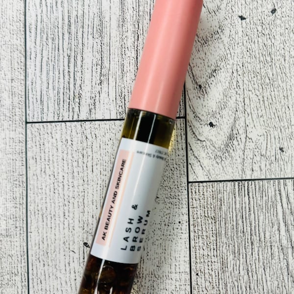 Lash and Brow Serum with Chebe Oil Organic Lash Oil