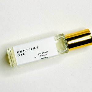 Bergamot, Peony, and Vanilla Perfume Oil For Women Mini Fragrance Oil