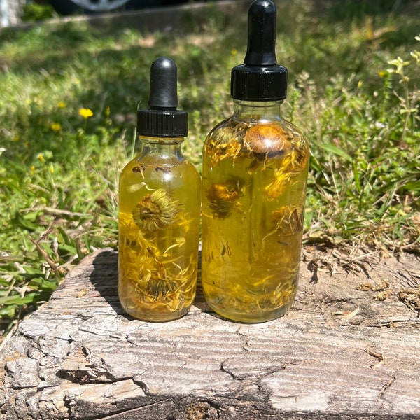 Calendula Infused  Body Oil with Lemongrass