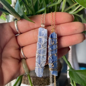 Wired Wrapped Raw Kyanite
