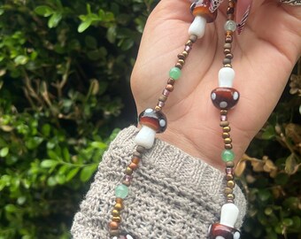 Collar de cristal de hongo