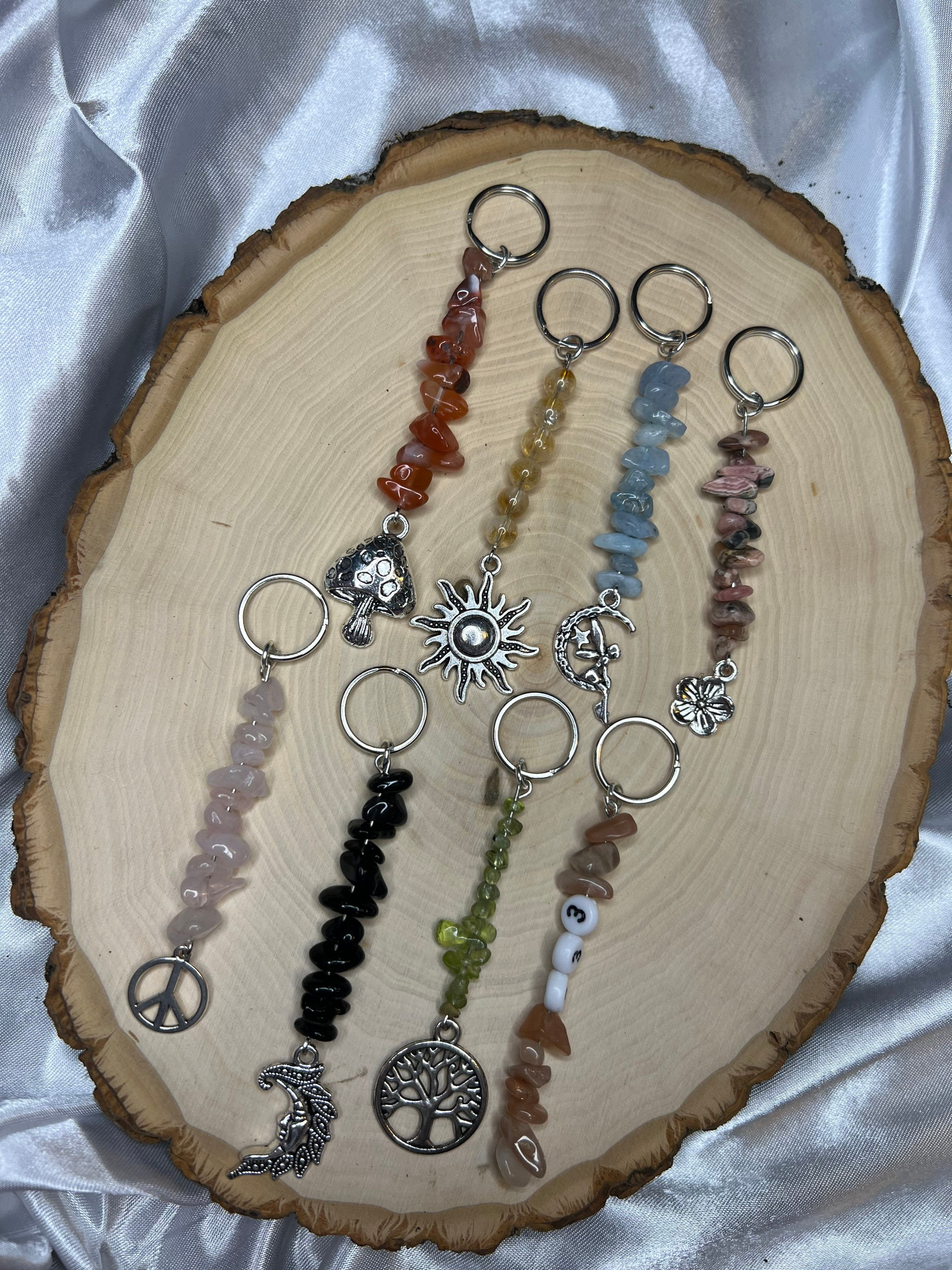 Crystal Keychain - Etsy