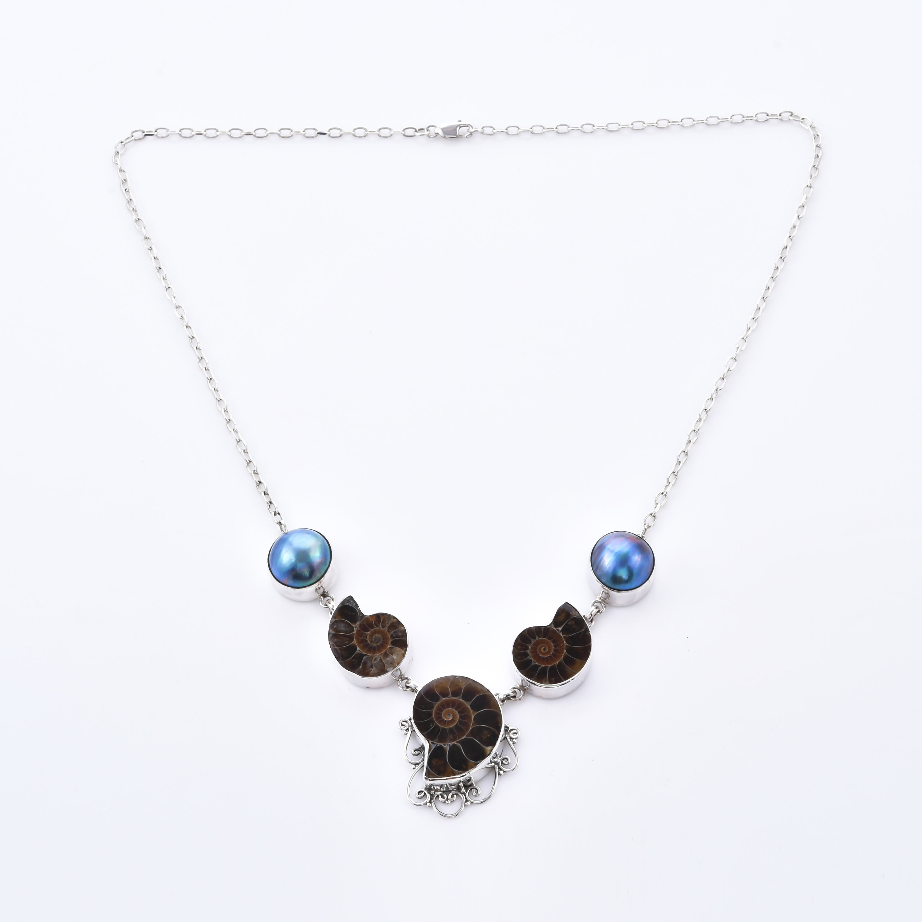 Statement Jewellery Divine Bali Designer Ammonite 925 Sterling Etsy