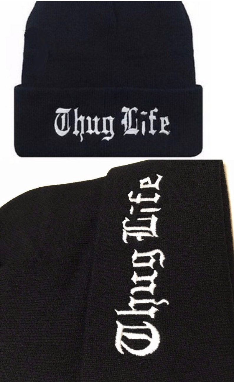 Warm Winter Thug Life Gangster Beanie Skateboard Snowboard - Etsy