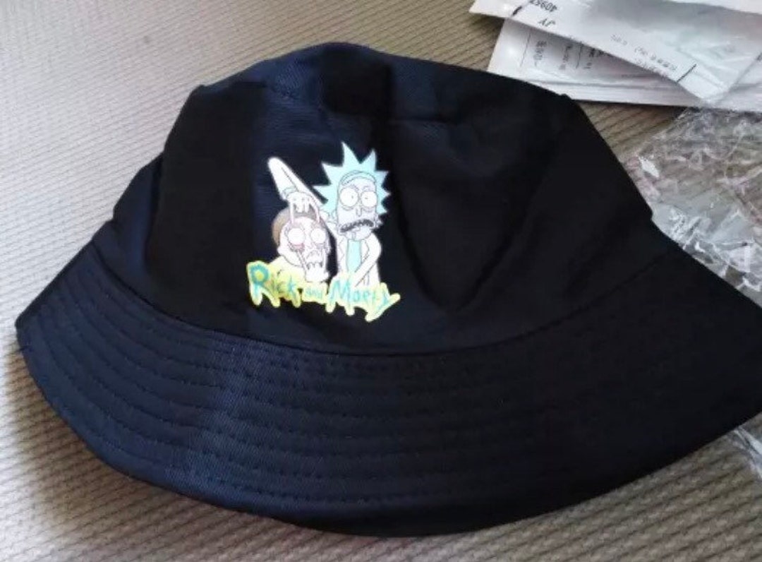 Cool Rick and Morty Cartoon Sun Blocker Bucket Hat Cap