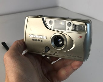 Working,film camera,OlympusTRIP AF51,Vintage camera,for beginners and professionals,35mm film camera, Point and Shoot,Compact,rare, rarity